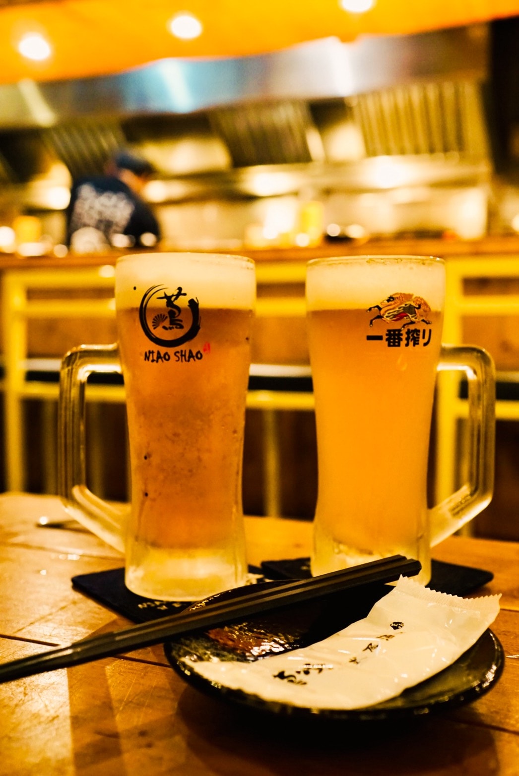 蔦燒竹圍居酒屋｜午仔魚一夜干必點！惠比壽啤酒＋鹽烤串燒，會想一再回訪的日式居酒屋